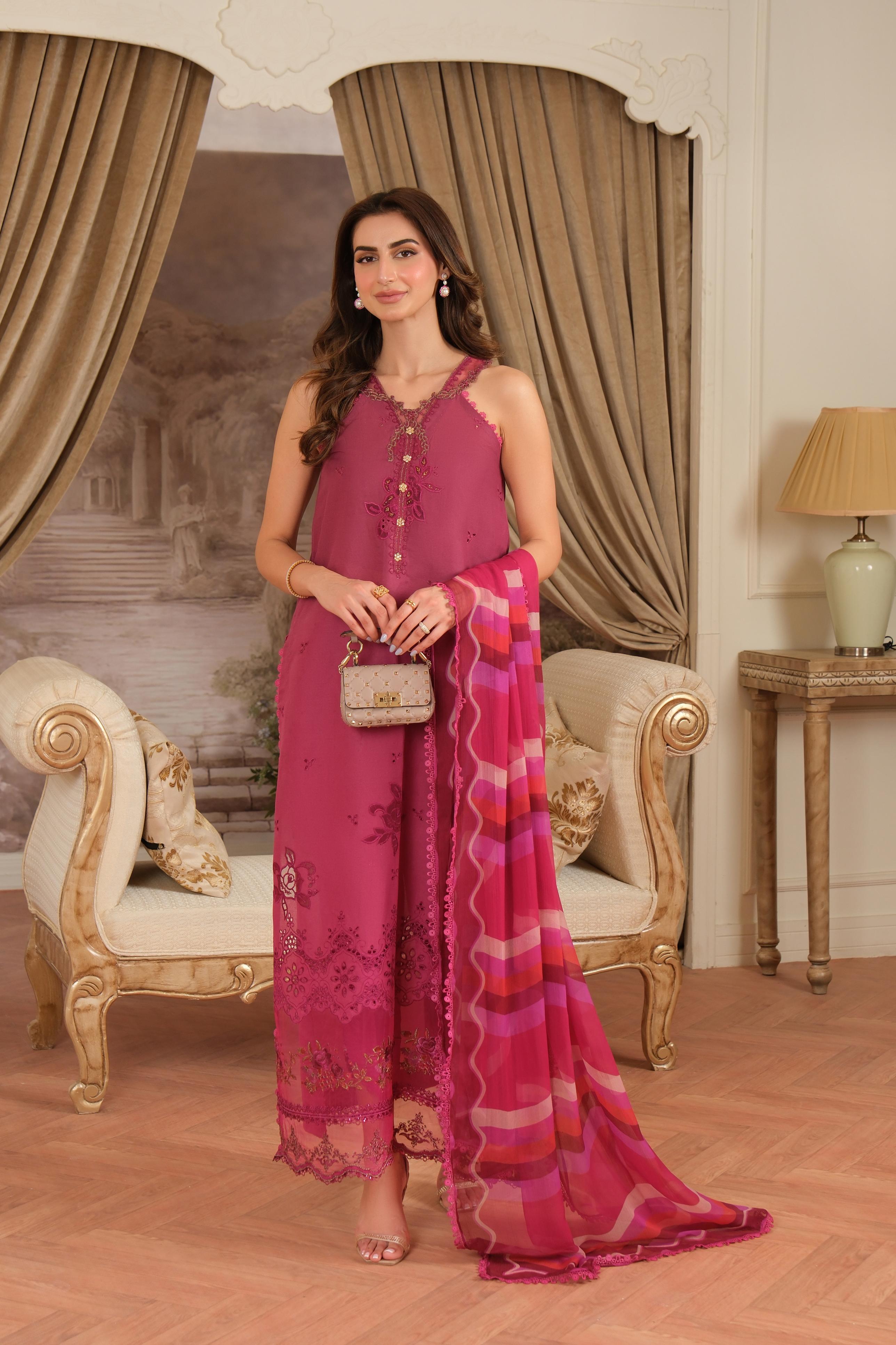 Noor by Saadia Asad | Eid Luxury Laserkari 25 | D3-A