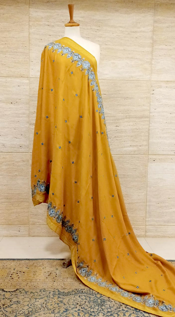 Pashmina Embroidered Winter Shawl