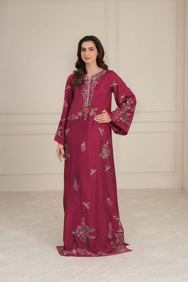 D4 - Garnet Red Kaftan