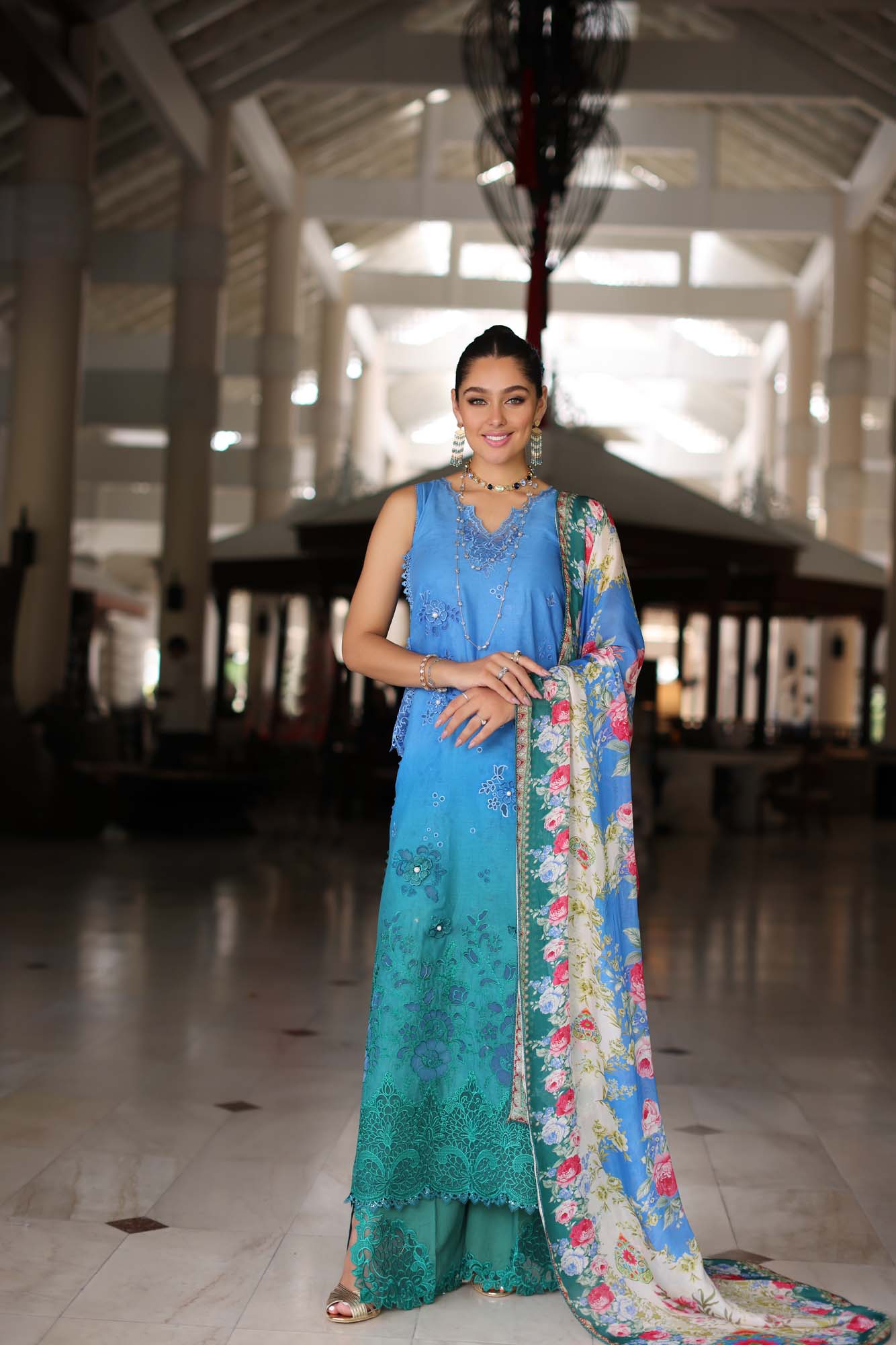 Noor by Saadia Asad | Luxe Chikankari 25 | D7-A