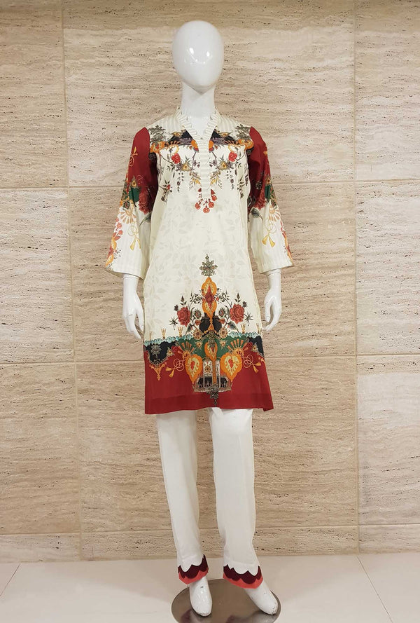 OFF WHITE MEHROON